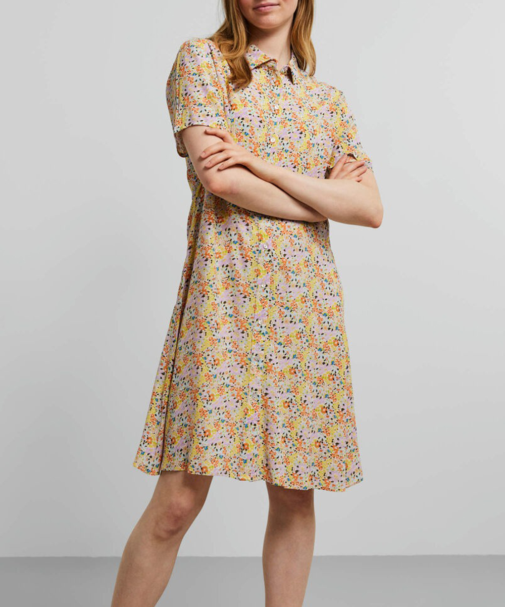 Rochie scurta Pieces, floral