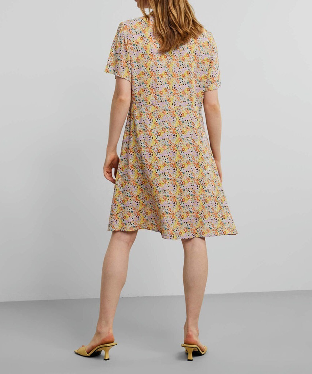 Rochie scurta Pieces, floral - 1 | YEO