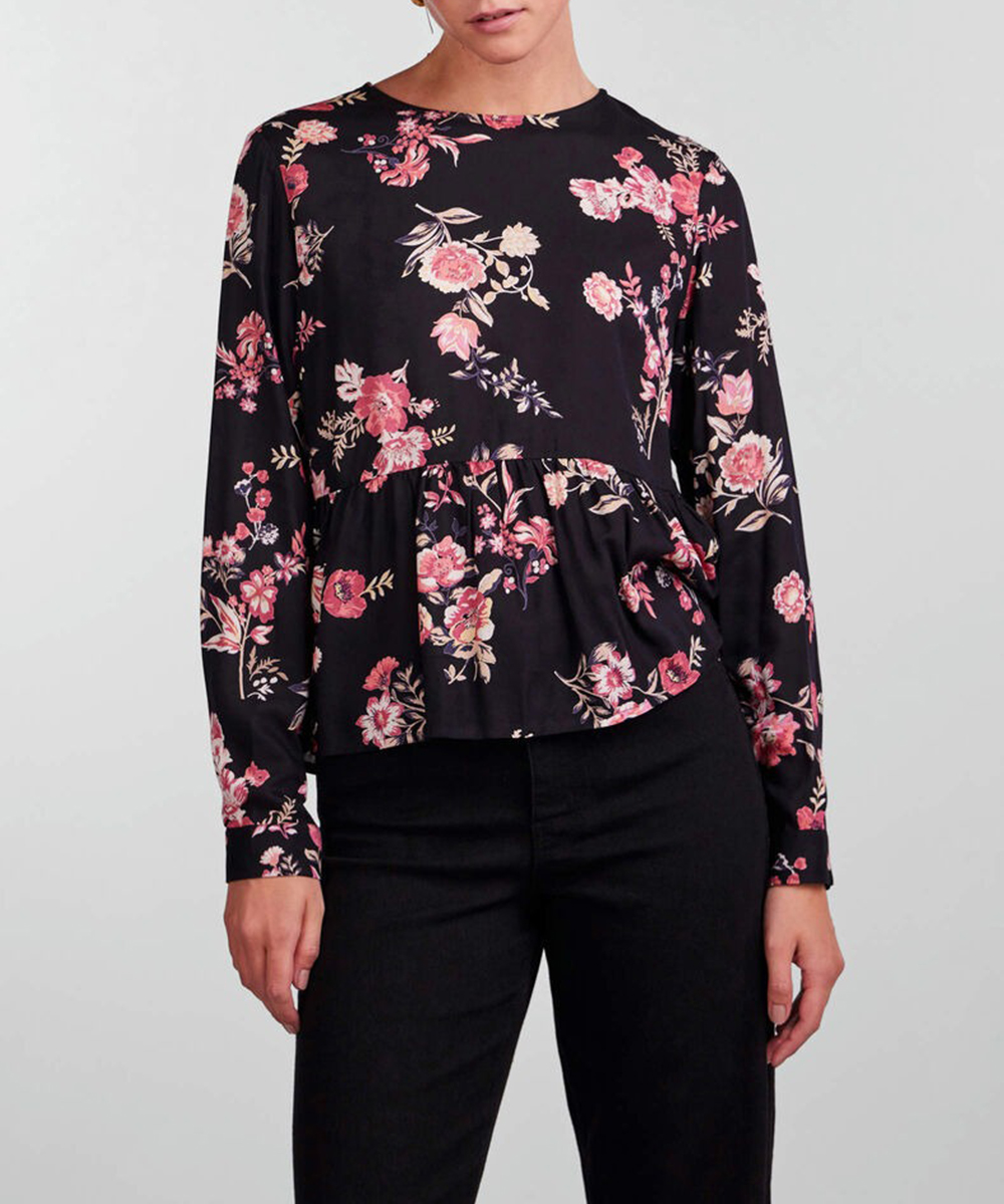 Bluza Pieces, negru, XS