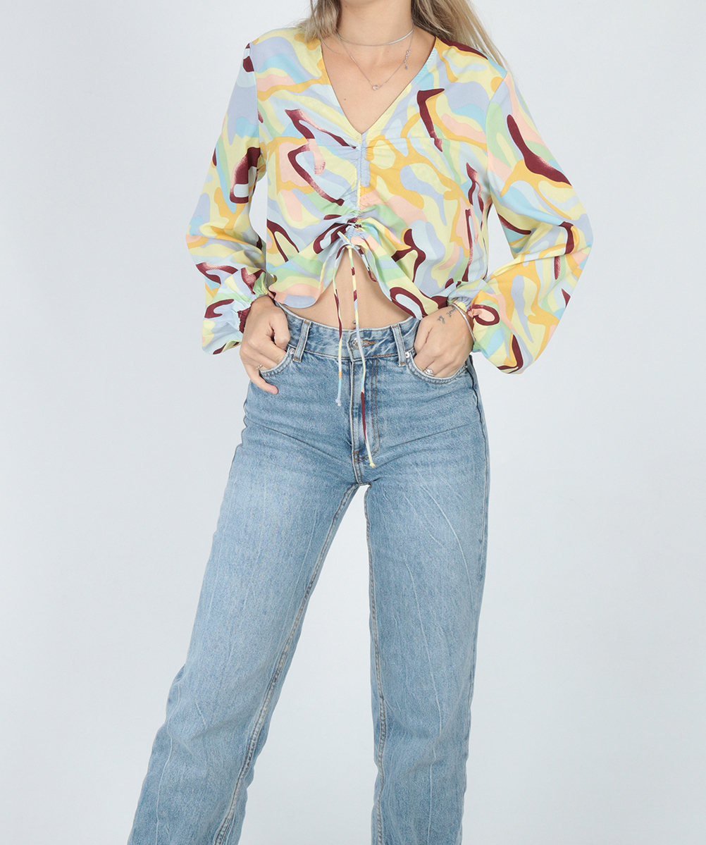 Bluza Pieces, mix culori, S