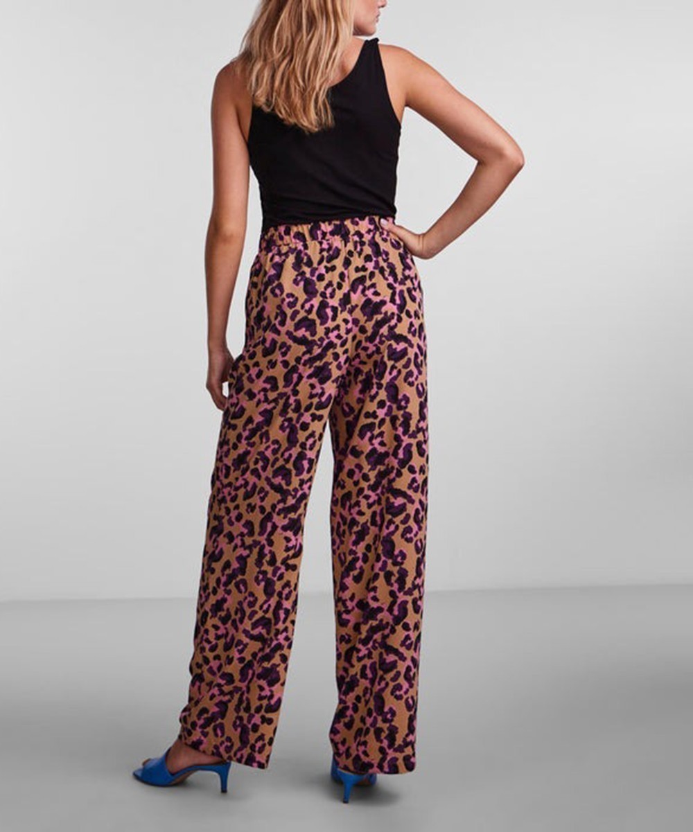 Pantaloni Pieces, animal print - 1 | YEO