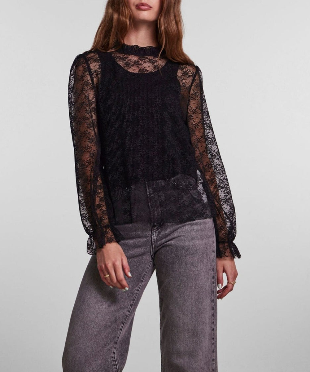 Bluza Pieces, negru, M