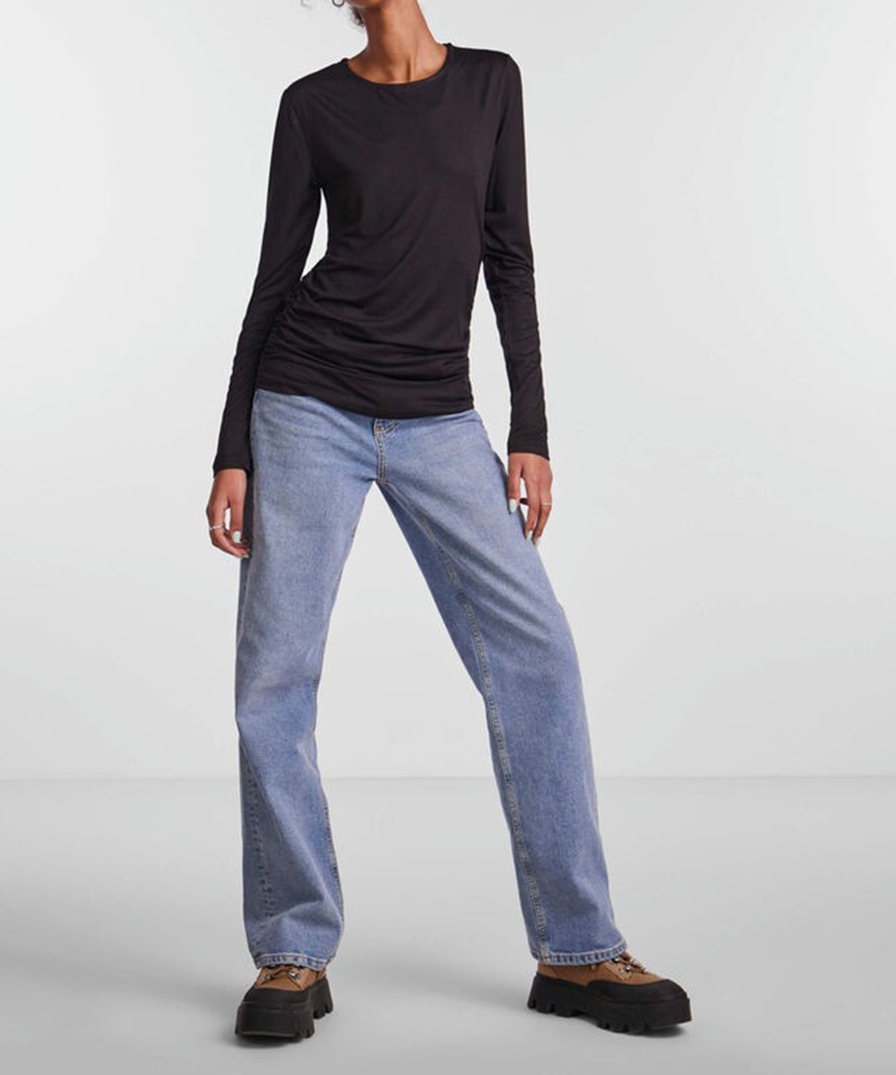 Bluza Pieces, negru, XS