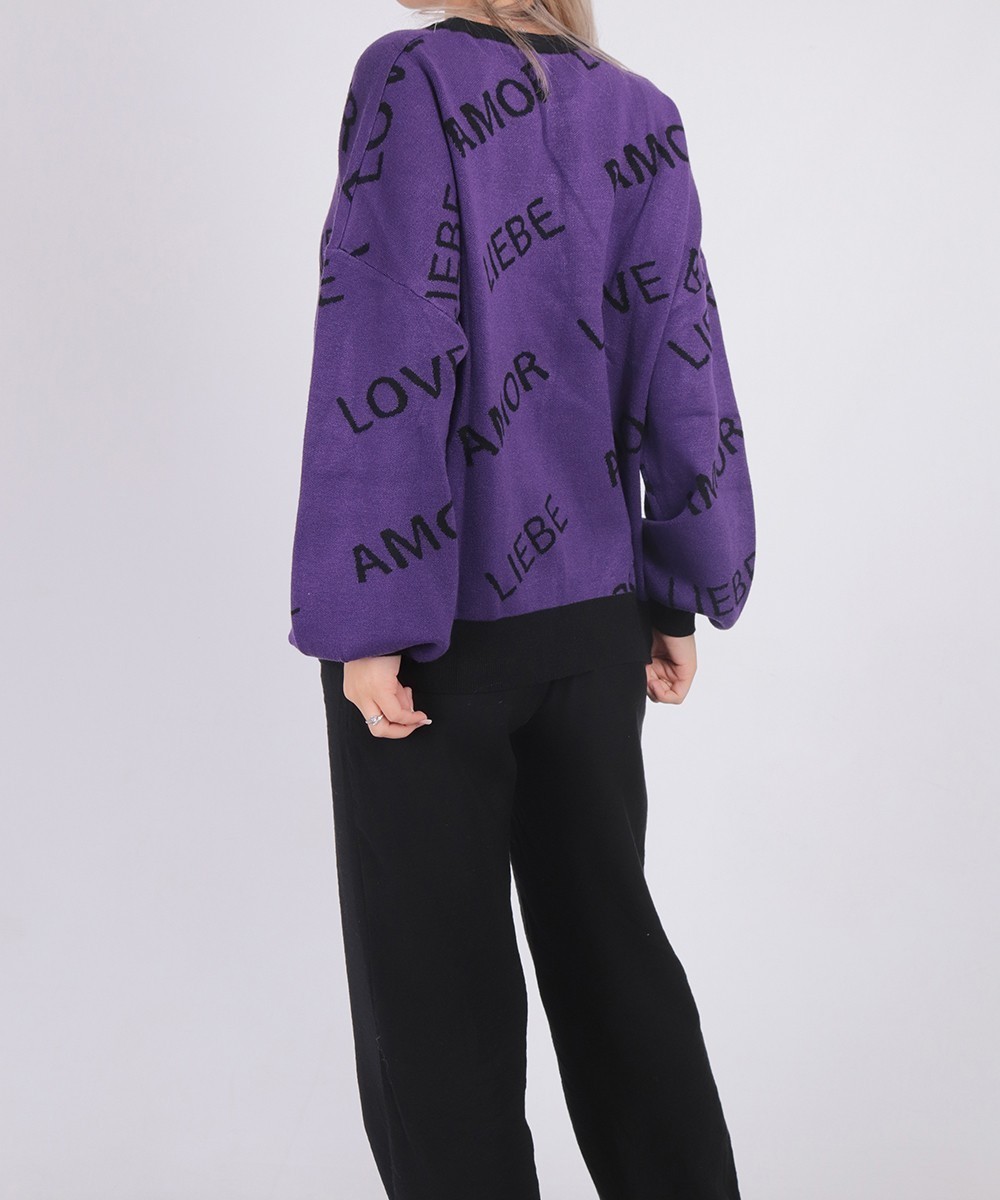 Pulover Jana Ina Fashion, mov, 42 - 1 | YEO