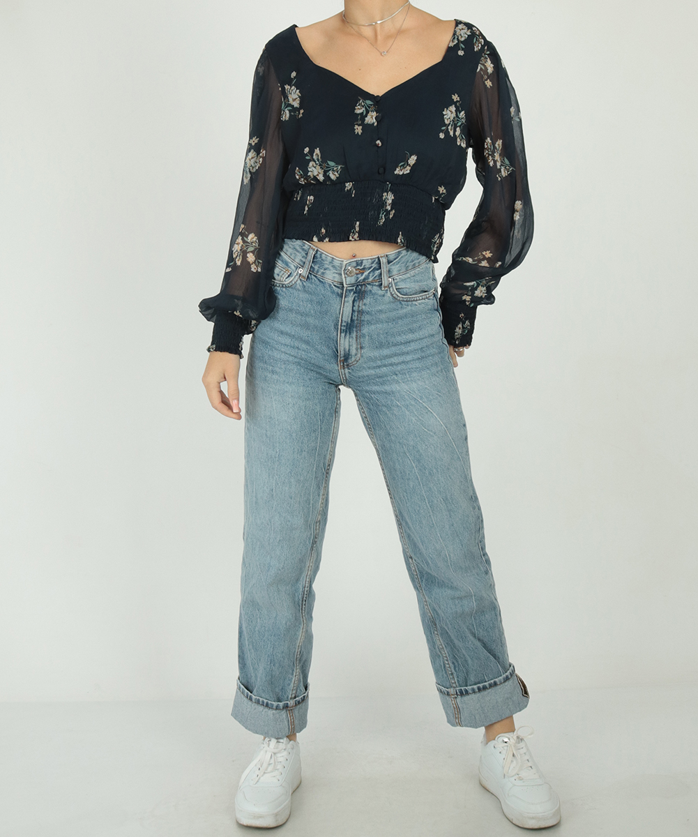 Top Vero Moda, bleumarin, M