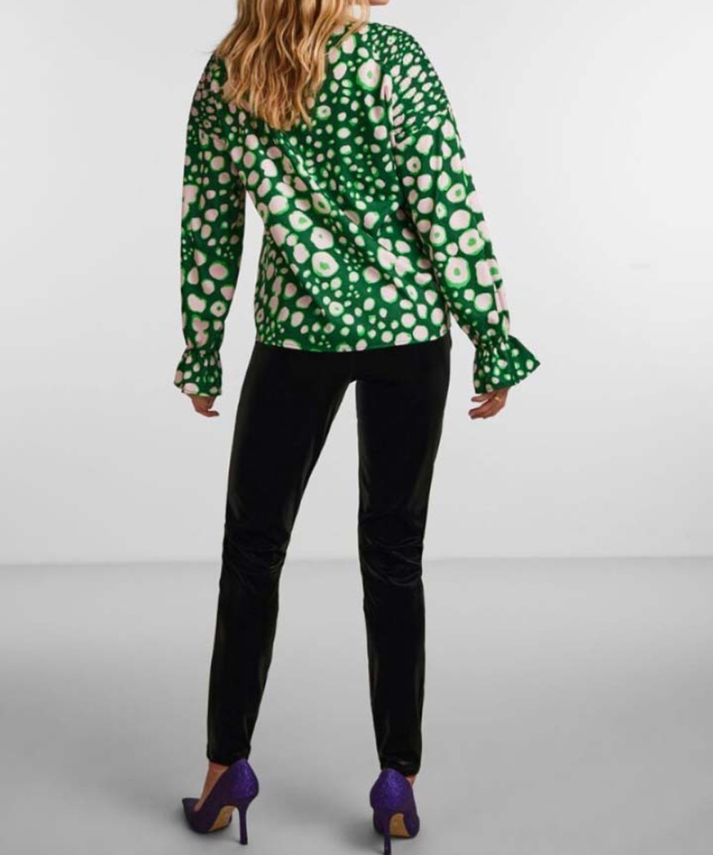 Bluza Pieces, verde, XS - 1 | YEO