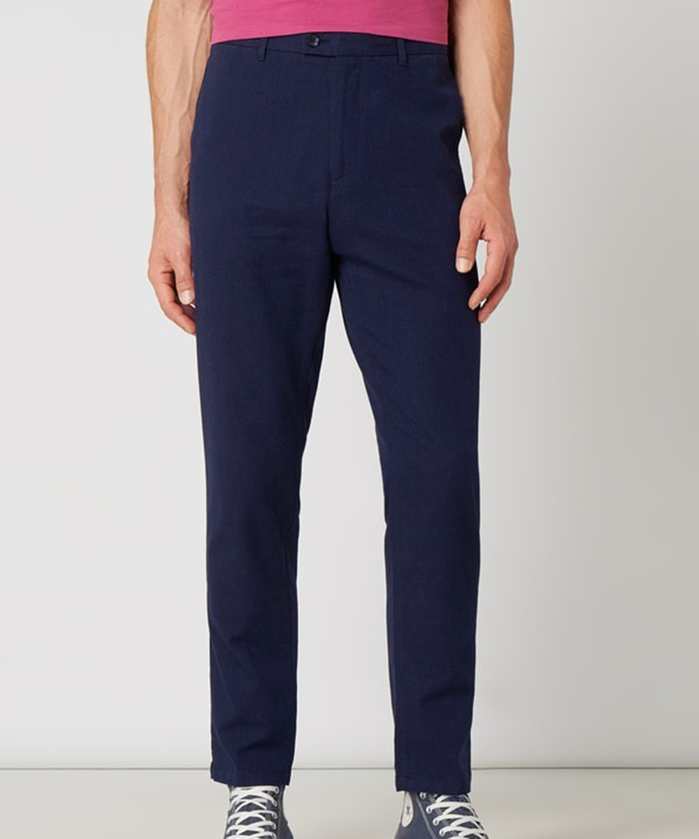 Pantaloni s.Oliver, bleumarin, 50