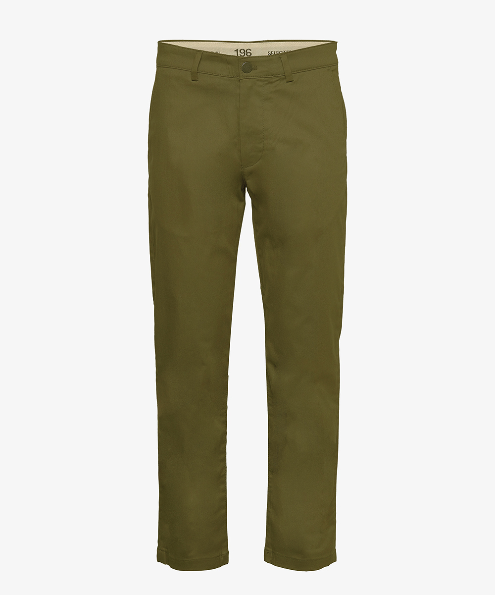 Pantaloni Selected, verde, W32/L32