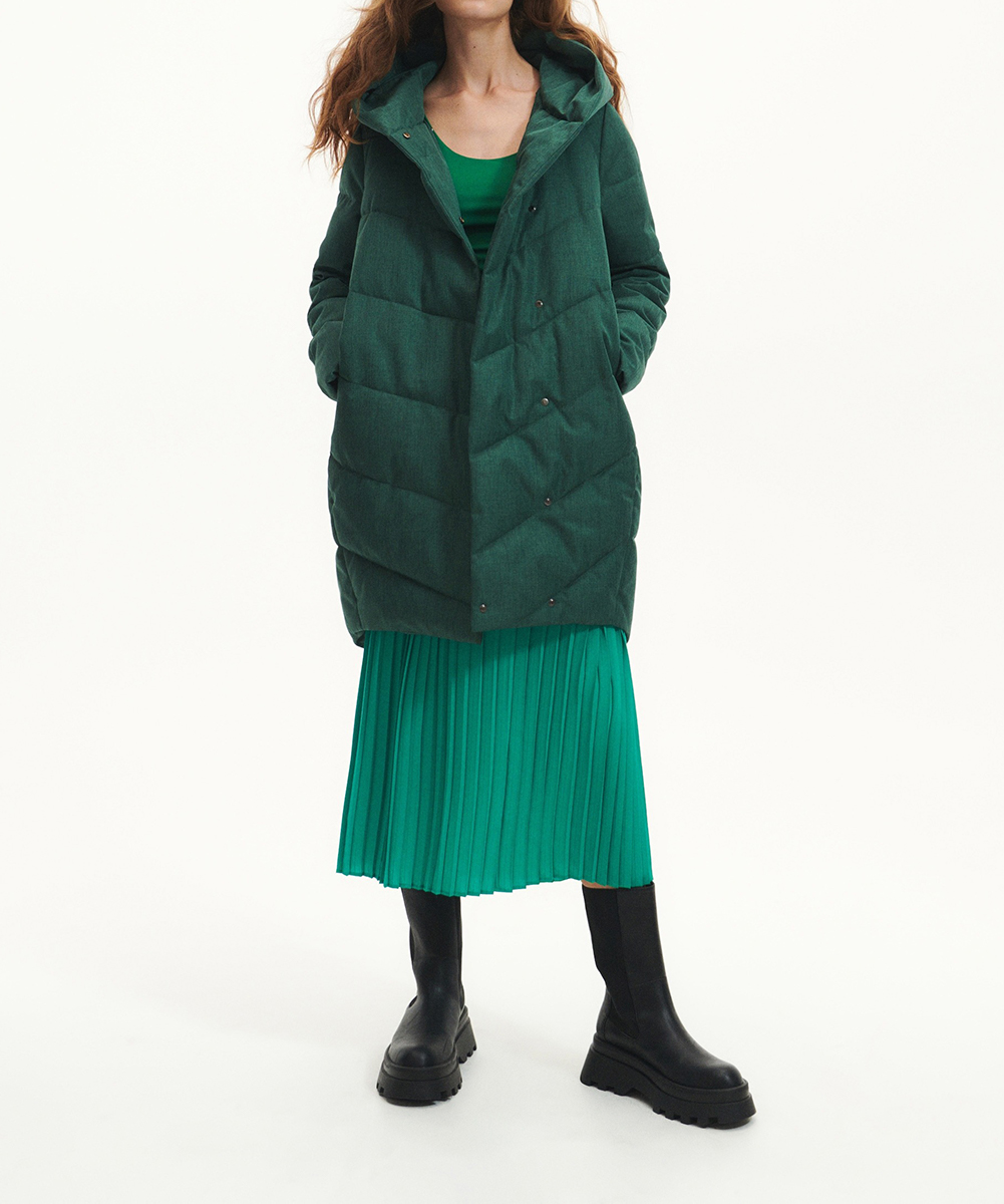 Geaca Reserved, verde, 46
