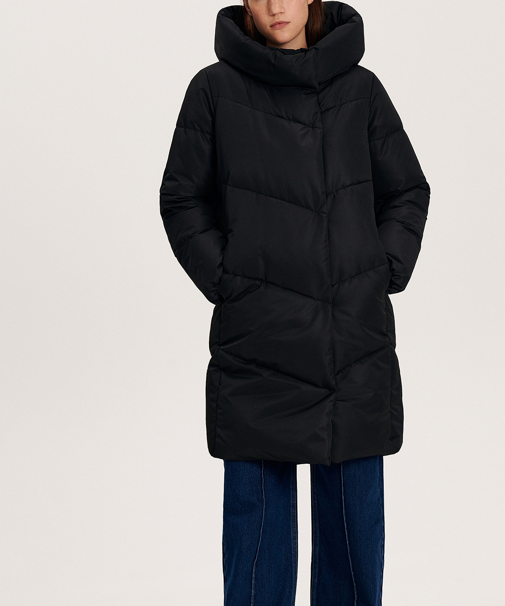Geaca Reserved, negru - 1 | YEO