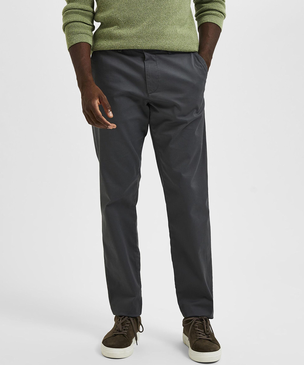 Pantaloni Selected, gri