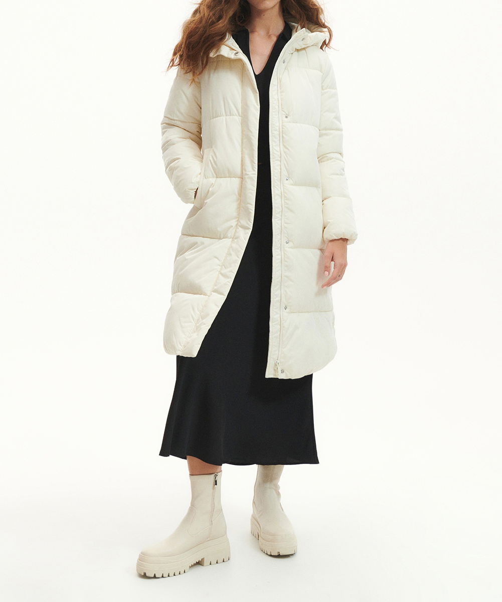 Geaca Reserved, ecru