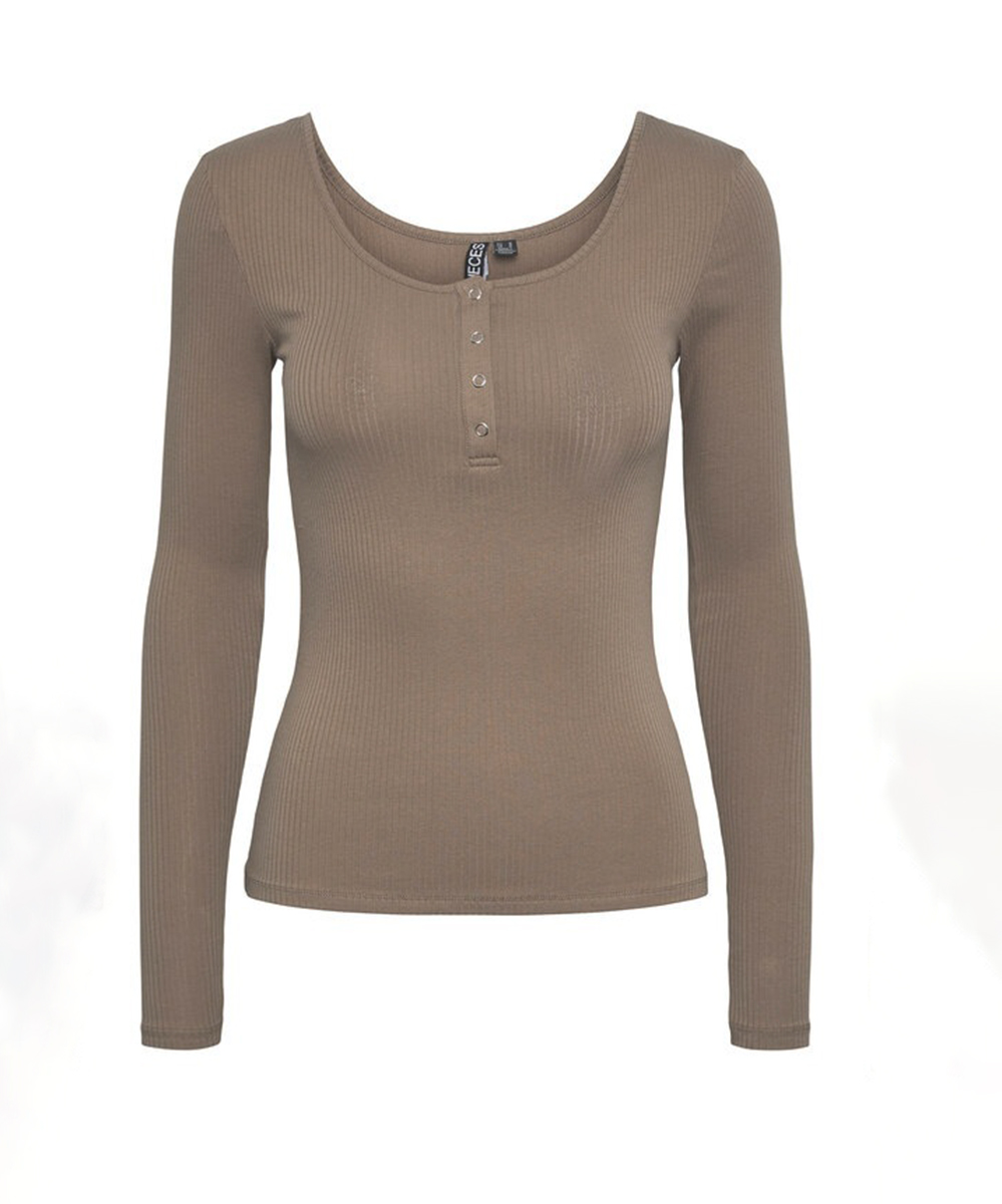 Bluza Pieces, maro