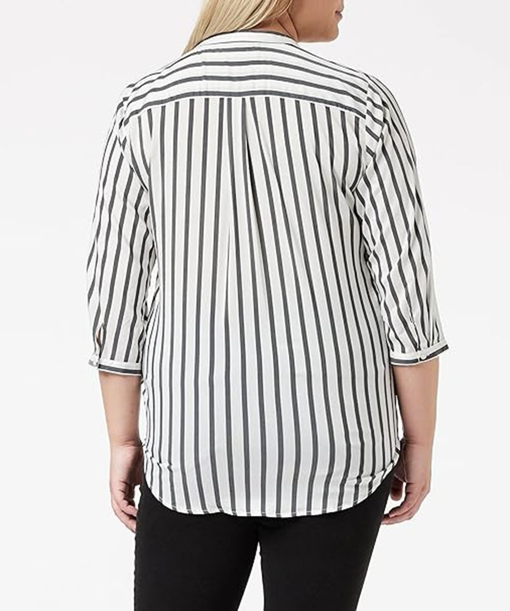 Camasa Vero Moda, alb/negru - 1 | YEO
