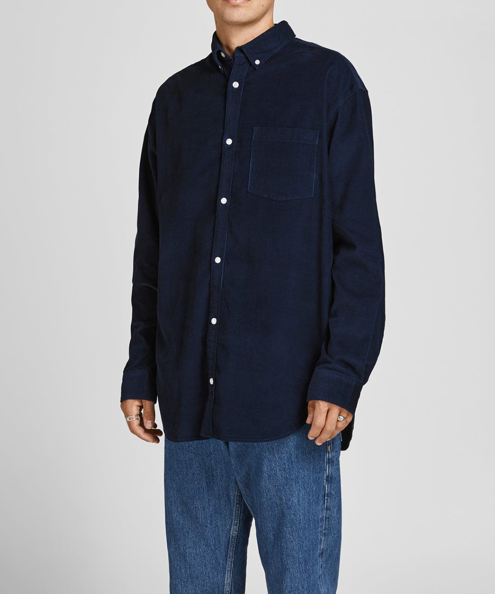 Camasa Jack&Jones, bleumarin, S