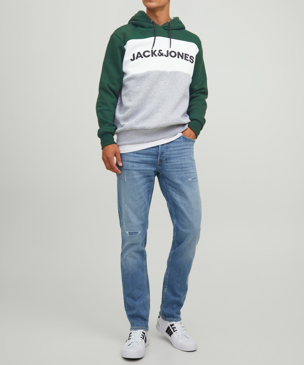 Hanorac Jack&Jones, gri/verde