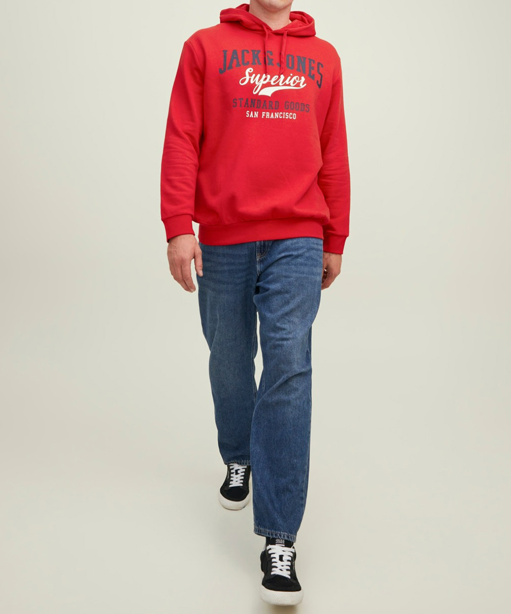 Hanorac Jack&Jones Plus Size Men, rosu
