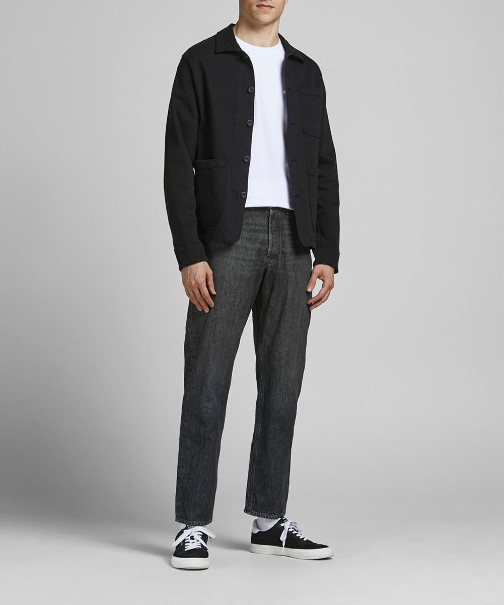 Blugi Jack&Jones, gri inchis, W33/L32