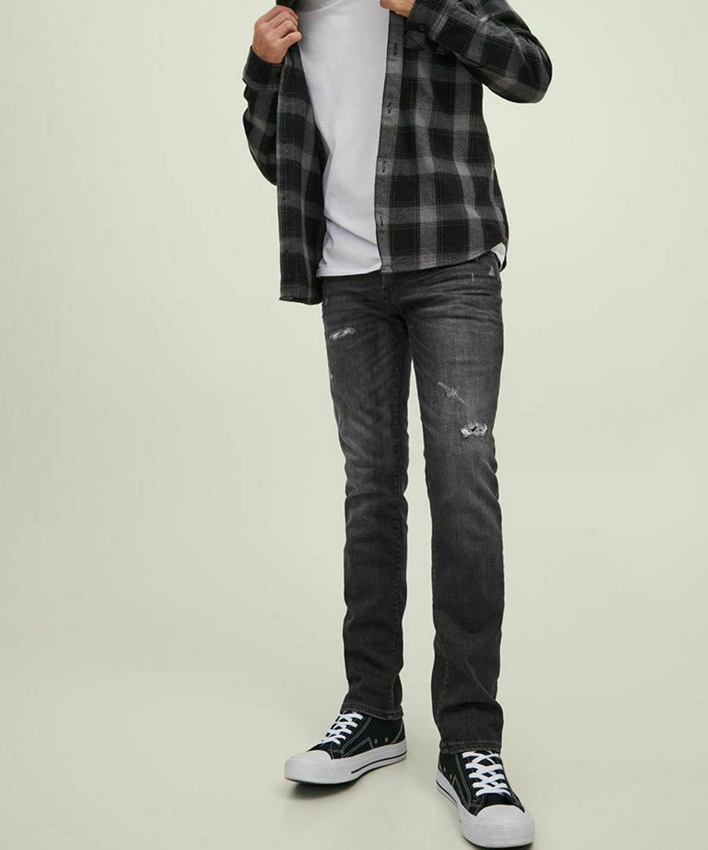 Blugi Jack&Jones, gri inchis