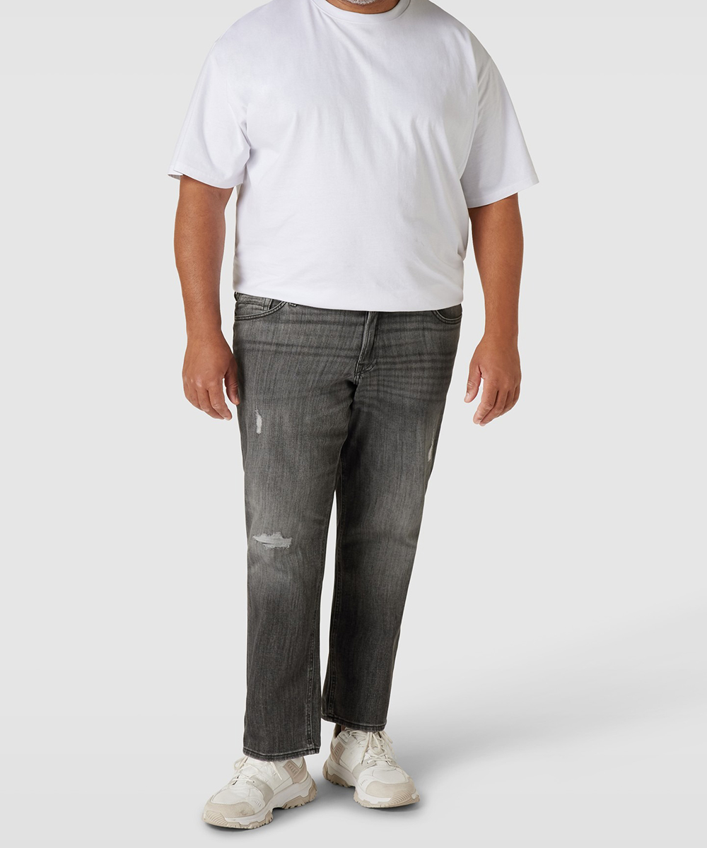 Blugi Jack&Jones Plus Size Men, gri