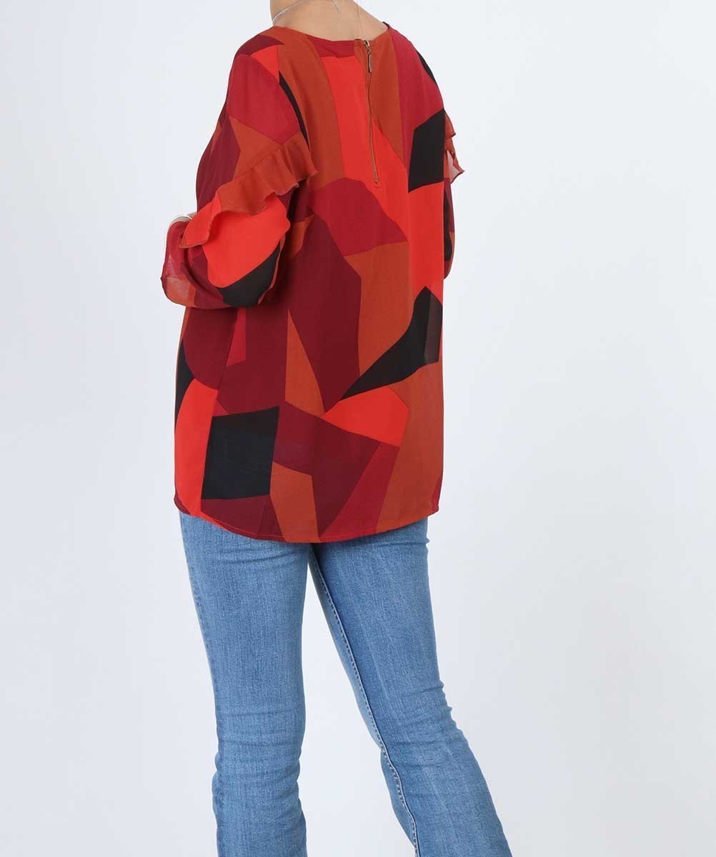Bluza Fransa, mix culori, S - 1 | YEO