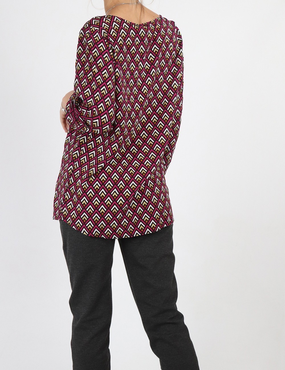 Bluza Fransa, mov, S - 1 | YEO
