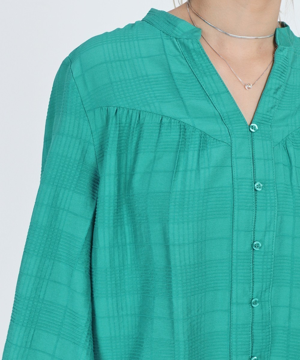 Camasa Fransa, verde, S - 1 | YEO