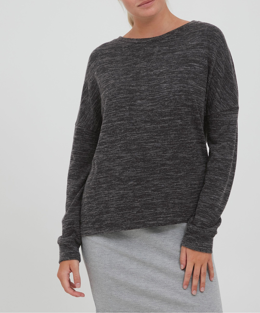 Bluza Oxmo, gri inchis