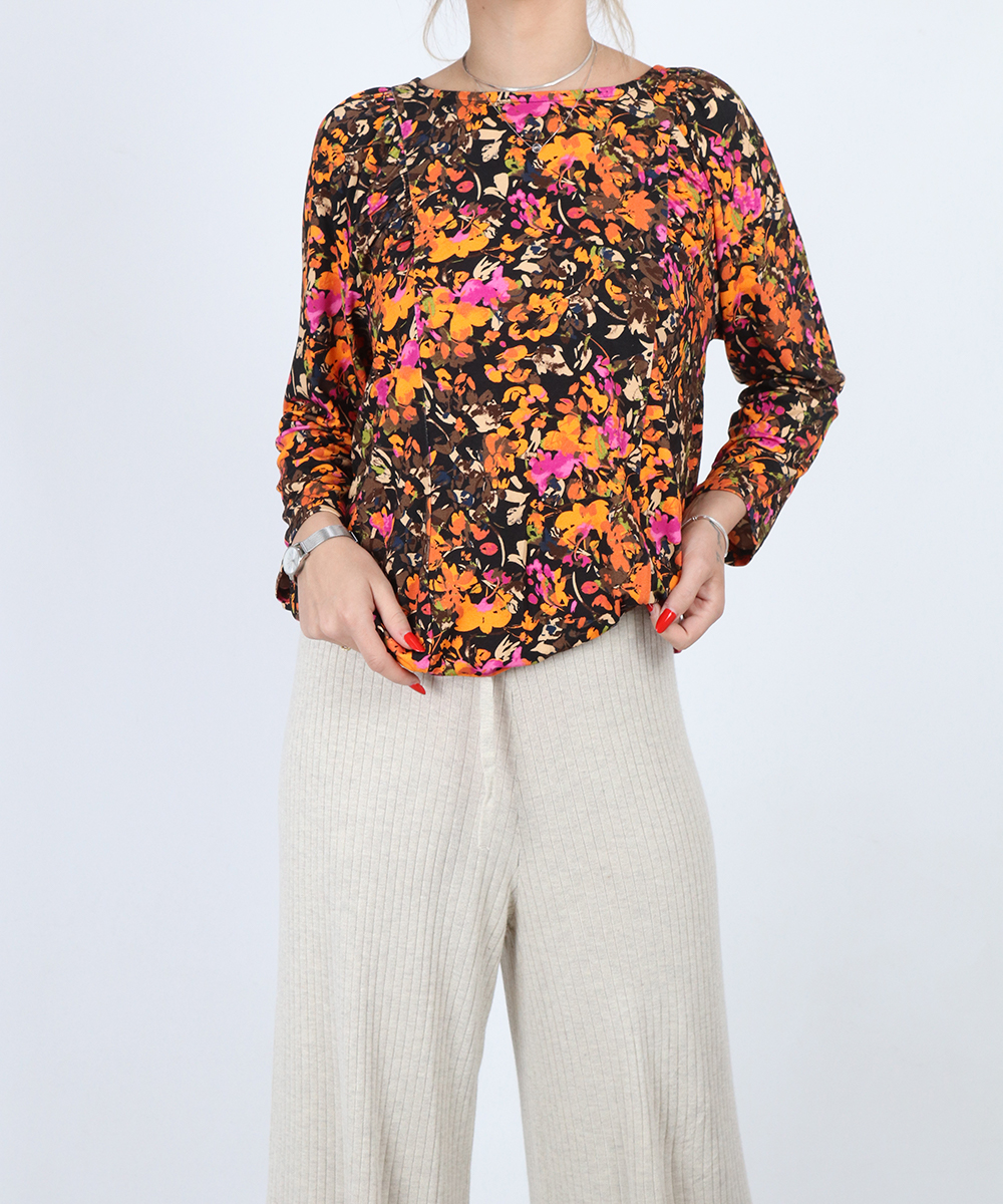 Bluza Fransa, floral, S
