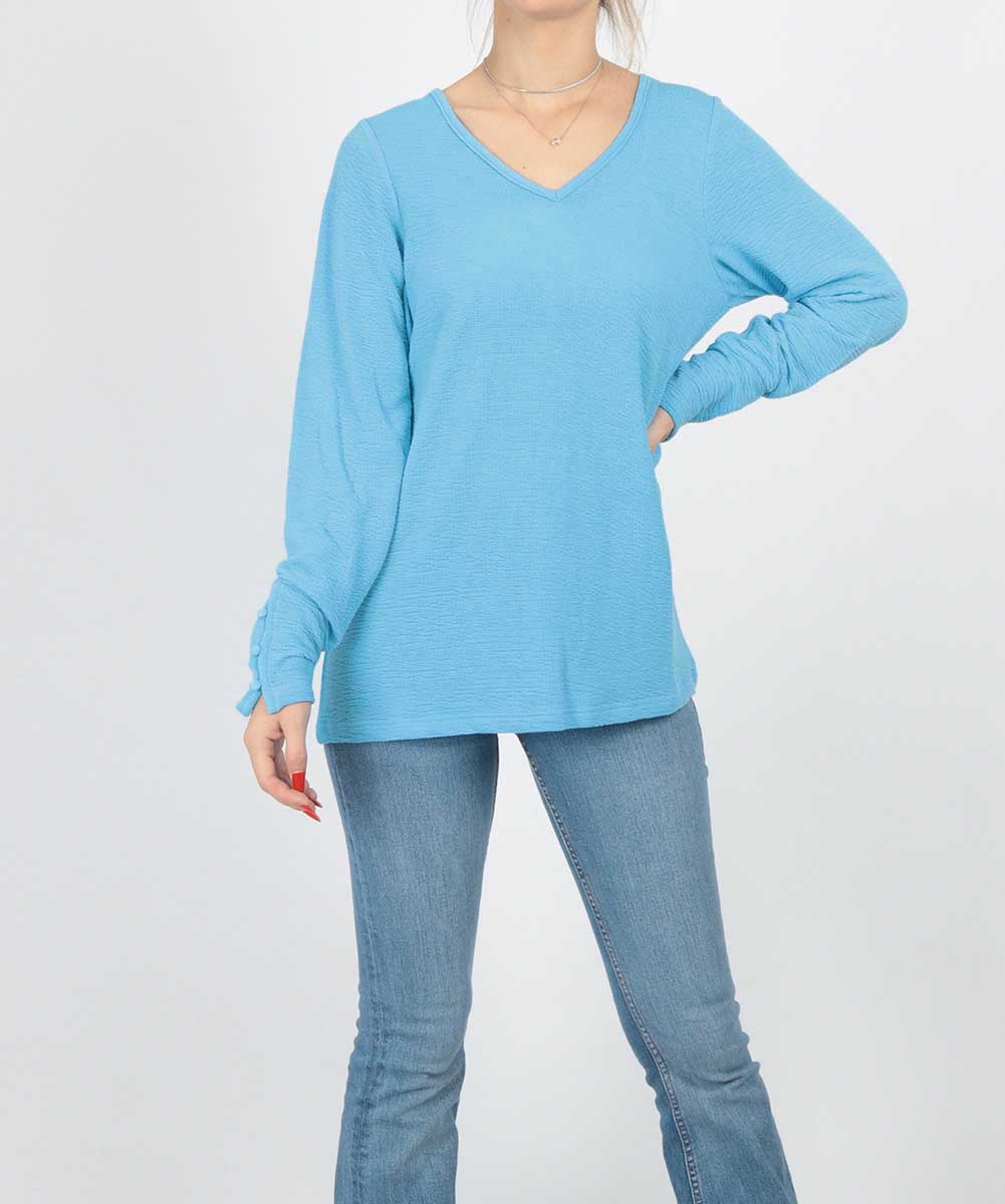 Bluza Fransa, albastru, S