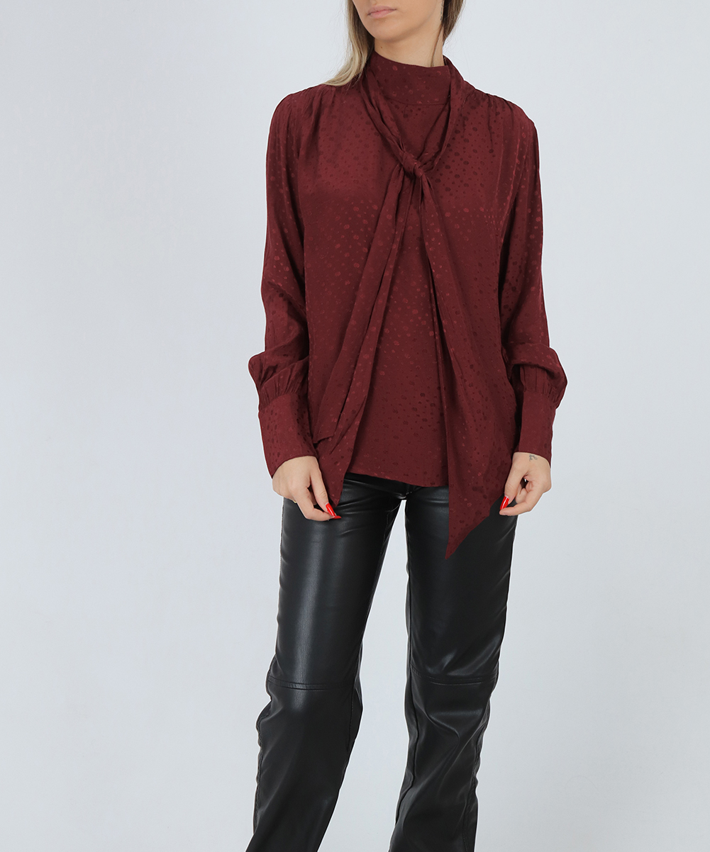 Bluza Bon a Parte, visiniu, S