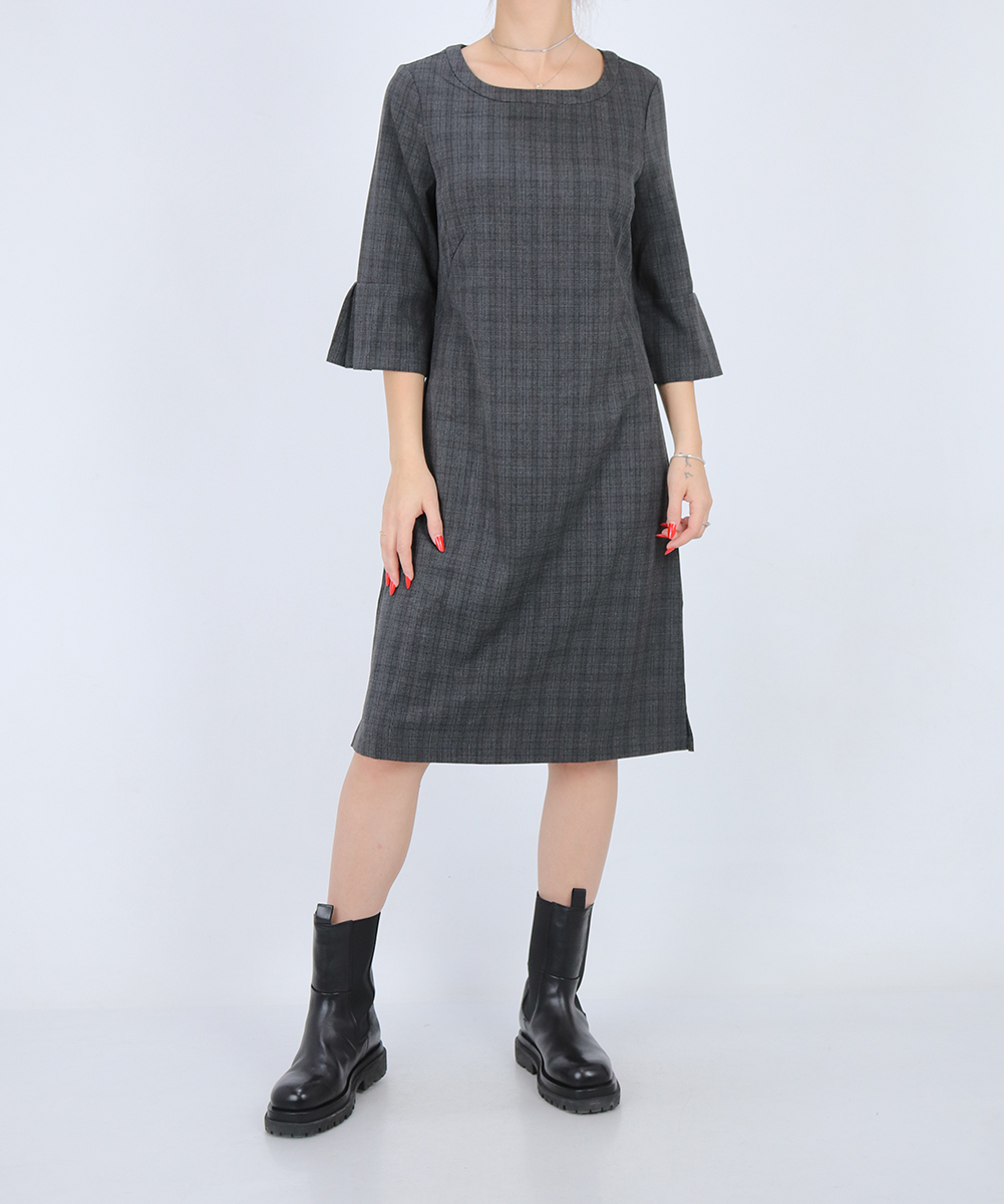 Rochie scurta Bon a Parte, gri, S
