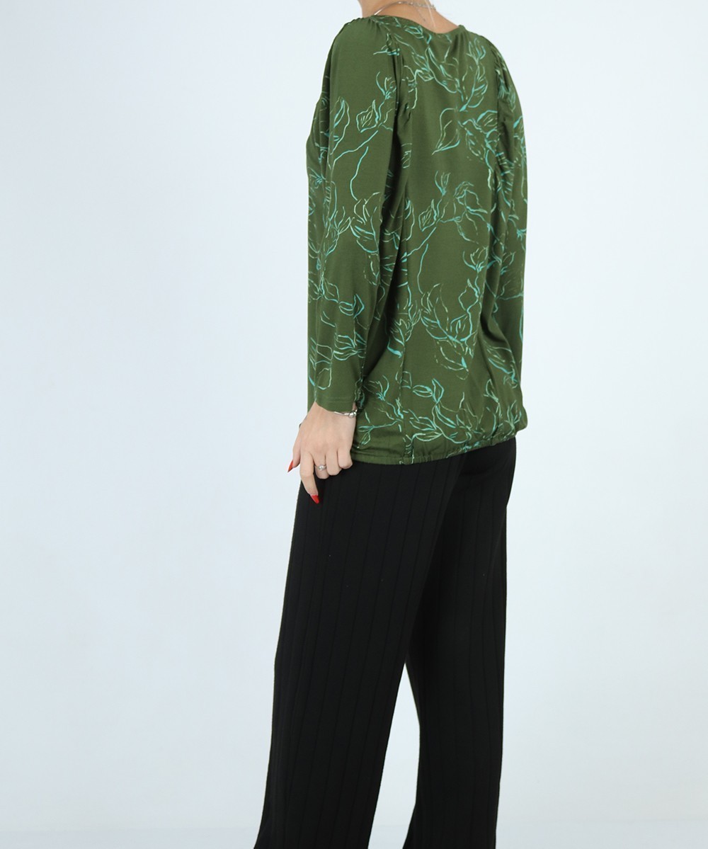 Bluza Fransa, verde, S - 1 | YEO
