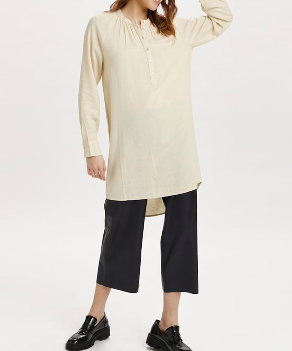 Tunica Saint Tropez, crem, L