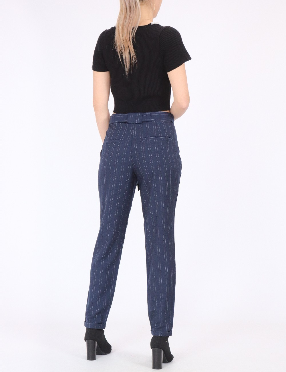 Pantaloni Dranella, bleumarin, 38 - 1 | YEO