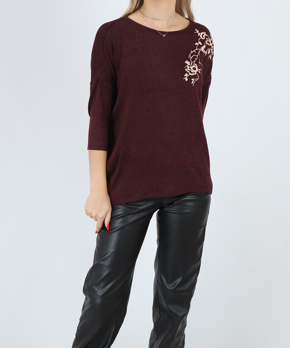 Bluza Fransa, grena, XS