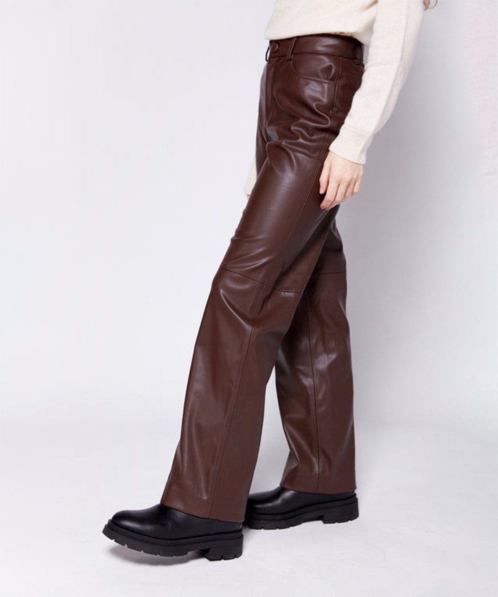 Pantaloni Ichi, maro, 38 - 1 | YEO