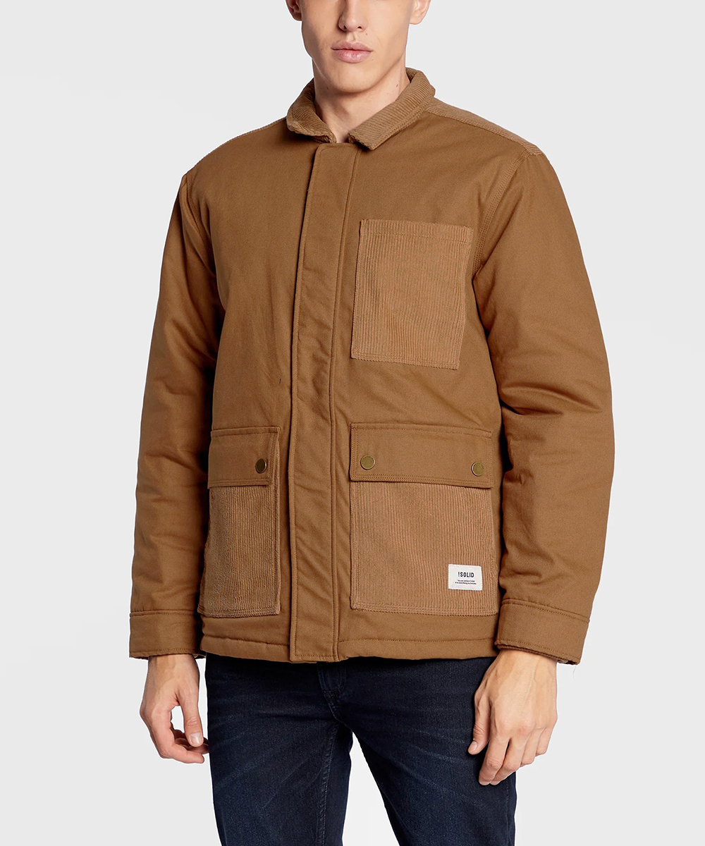Jacheta !Solid, maro, XL