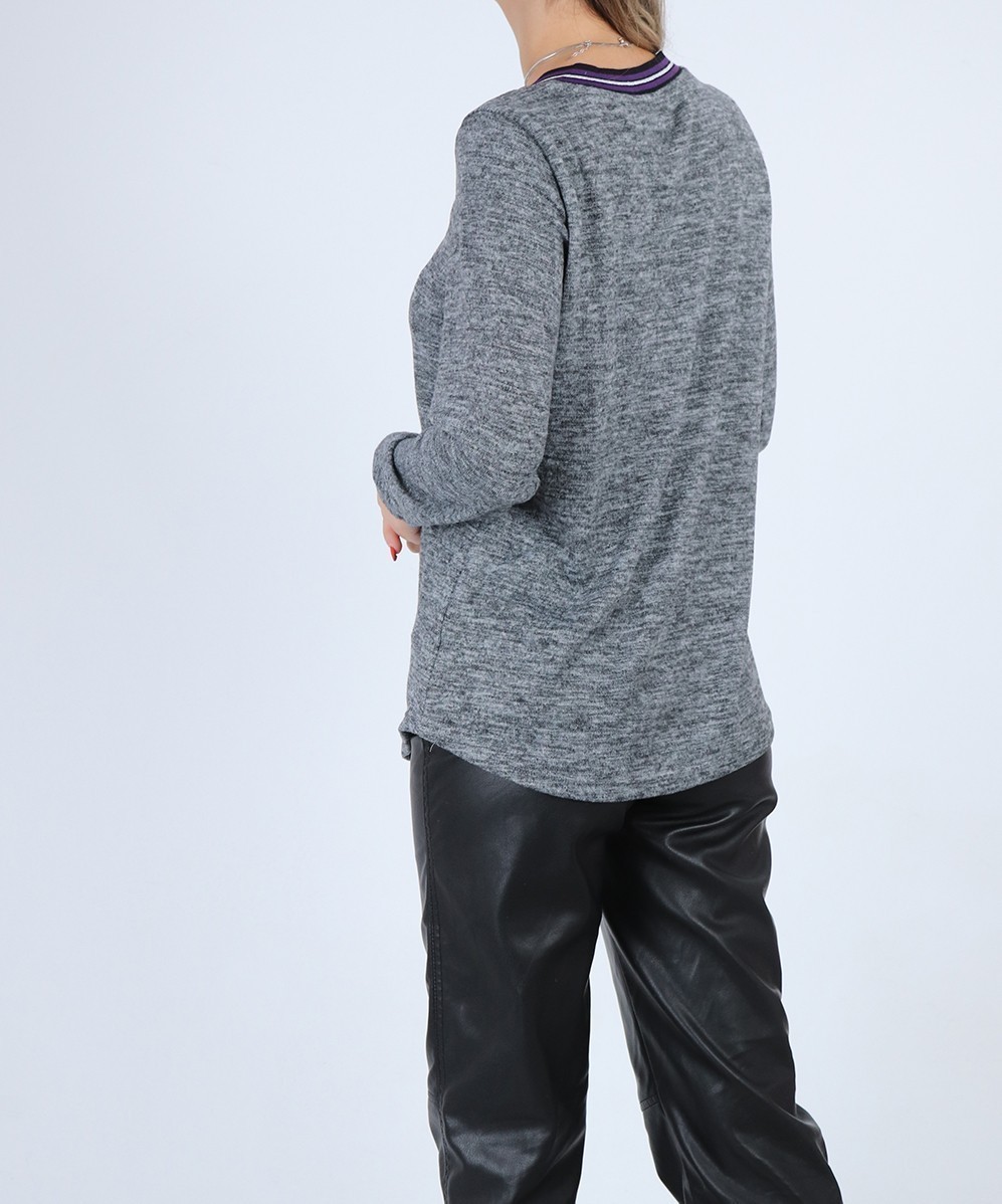 Bluza Fransa, gri, XS - 1 | YEO
