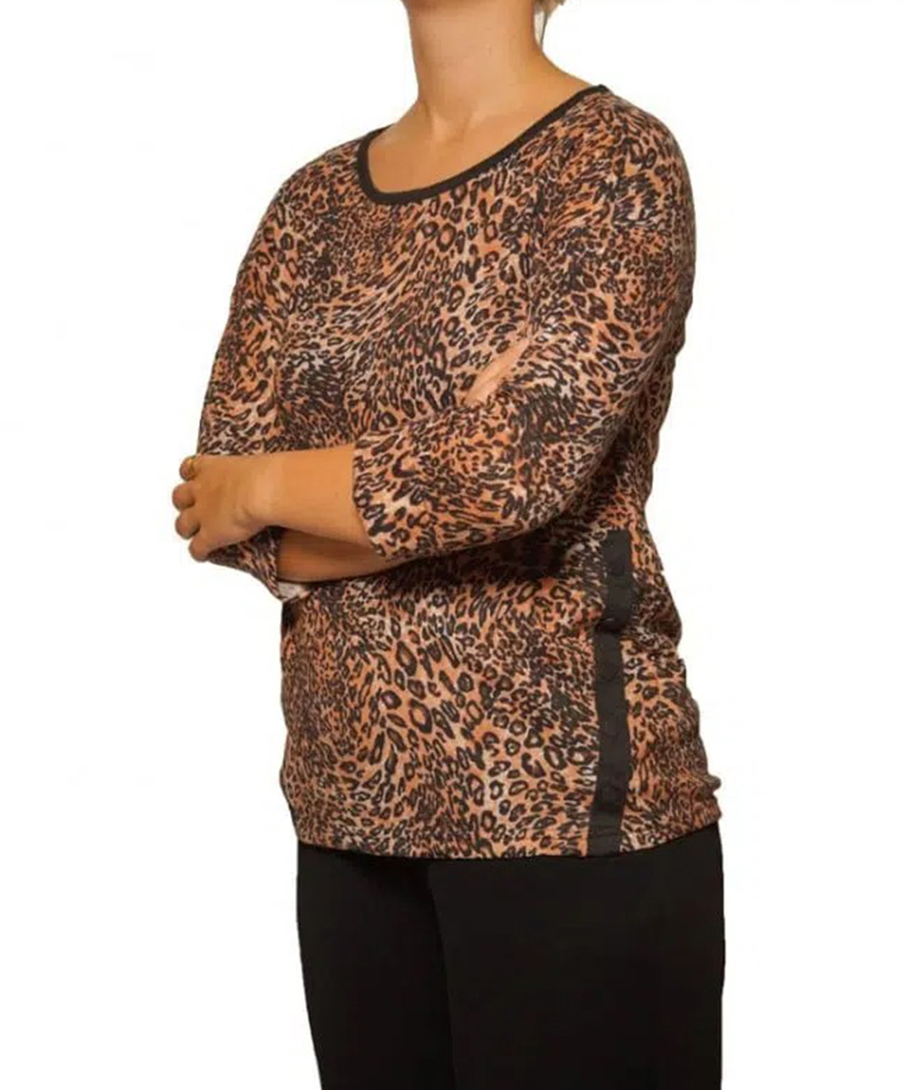Bluza Fransa, animal print, S