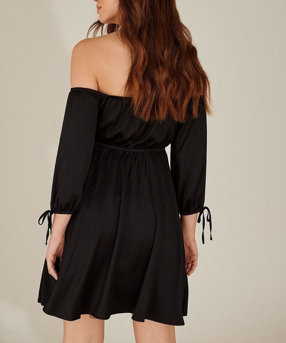 Rochie scurta NA-KD, negru, 34 - 1 | YEO