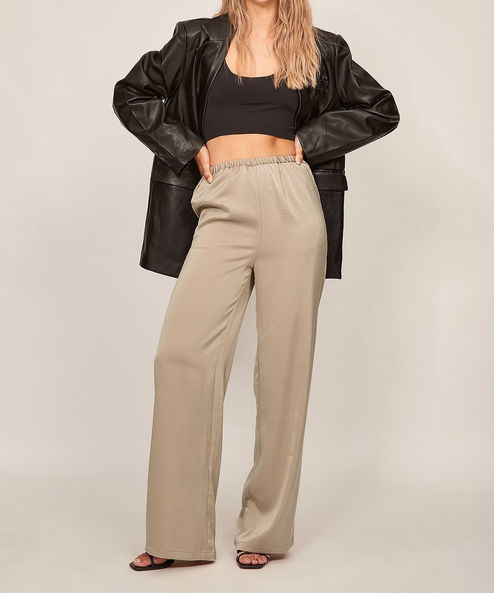 Pantaloni NA-KD, bej, 32