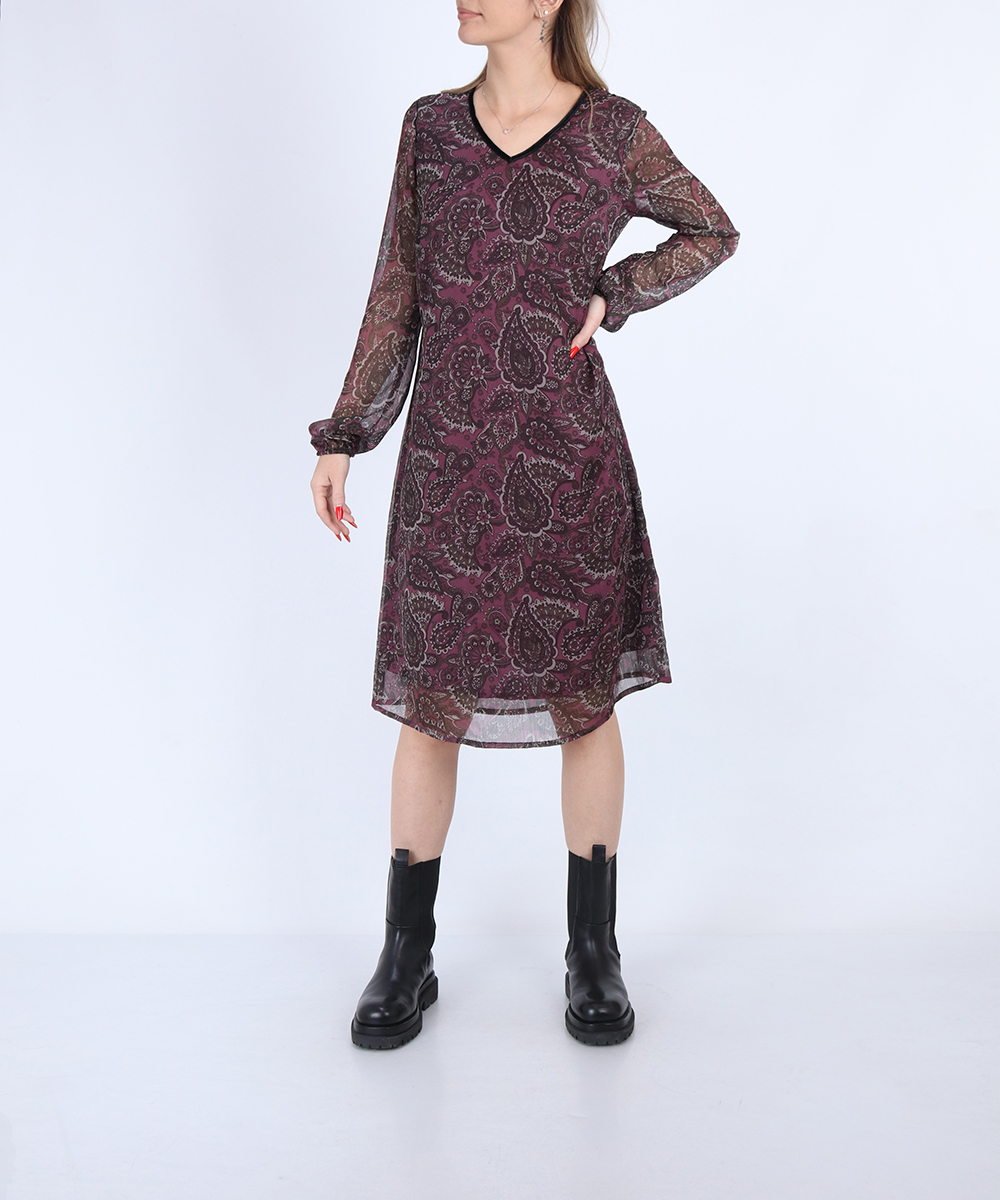 Rochie scurta Bon a Parte, pruna, S