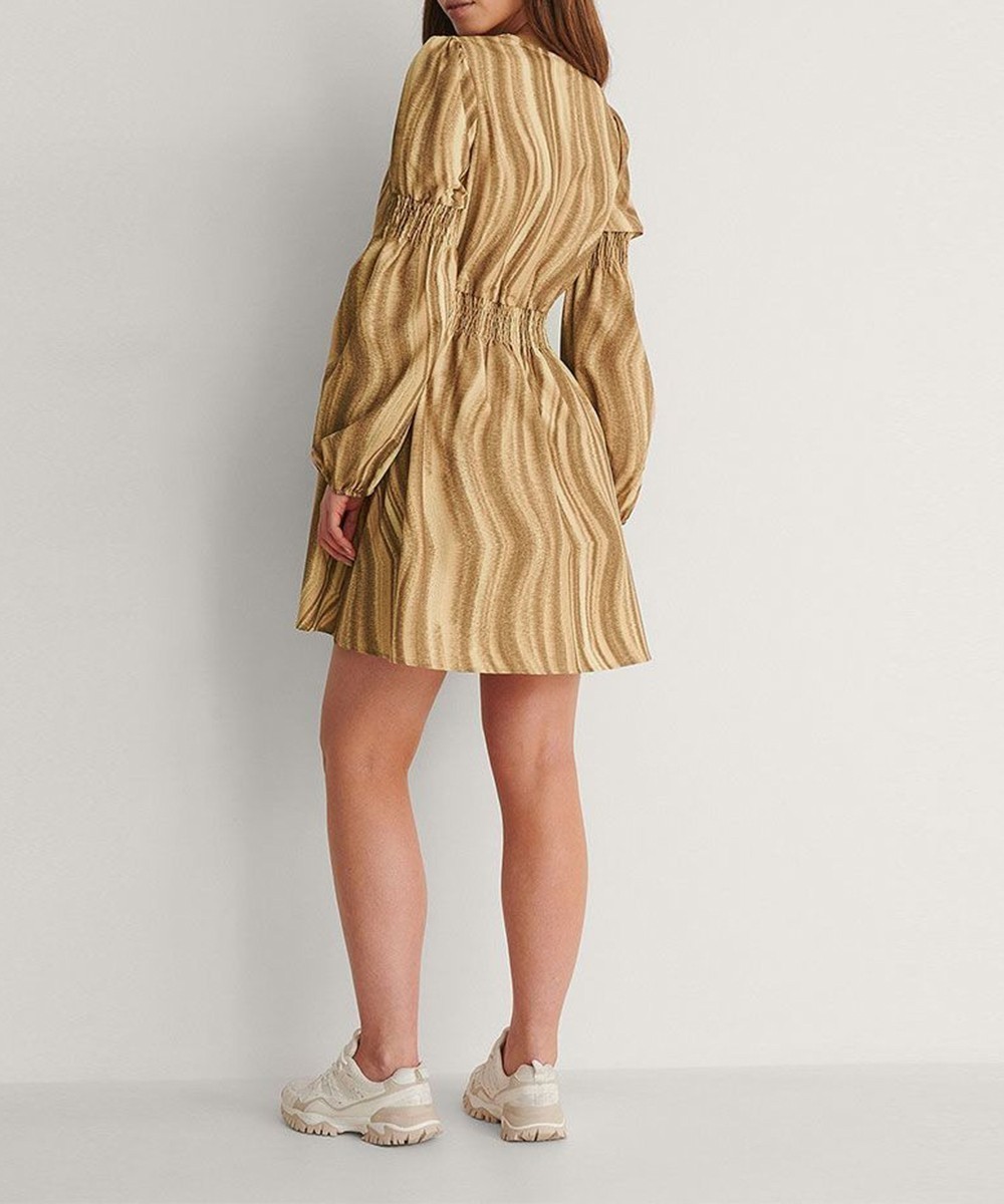 Rochie scurta NA-KD, maro, 36 - 1 | YEO