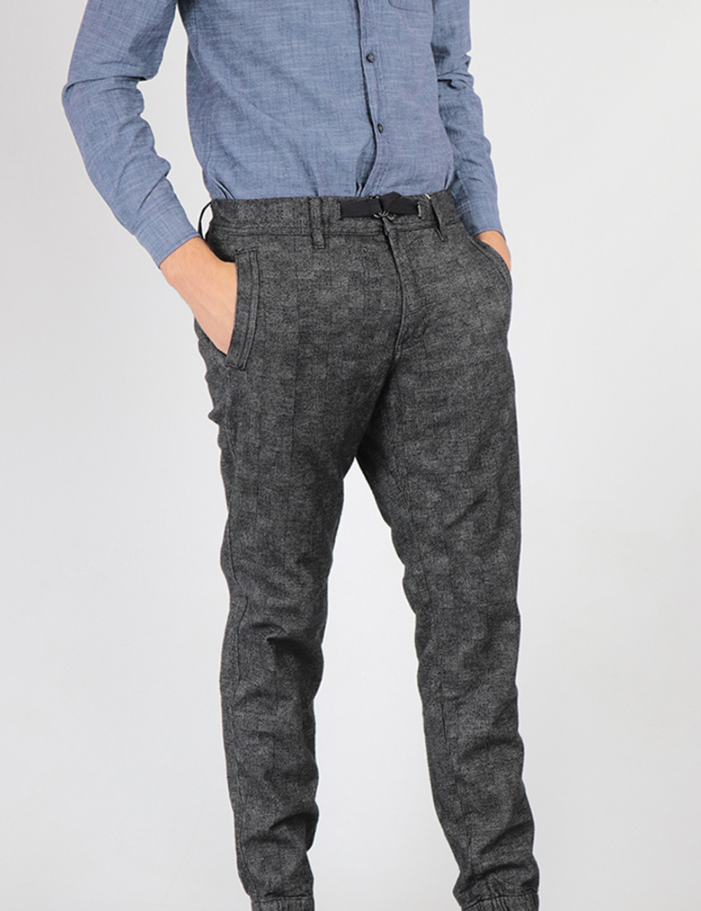Pantaloni s.Oliver, gri inchis