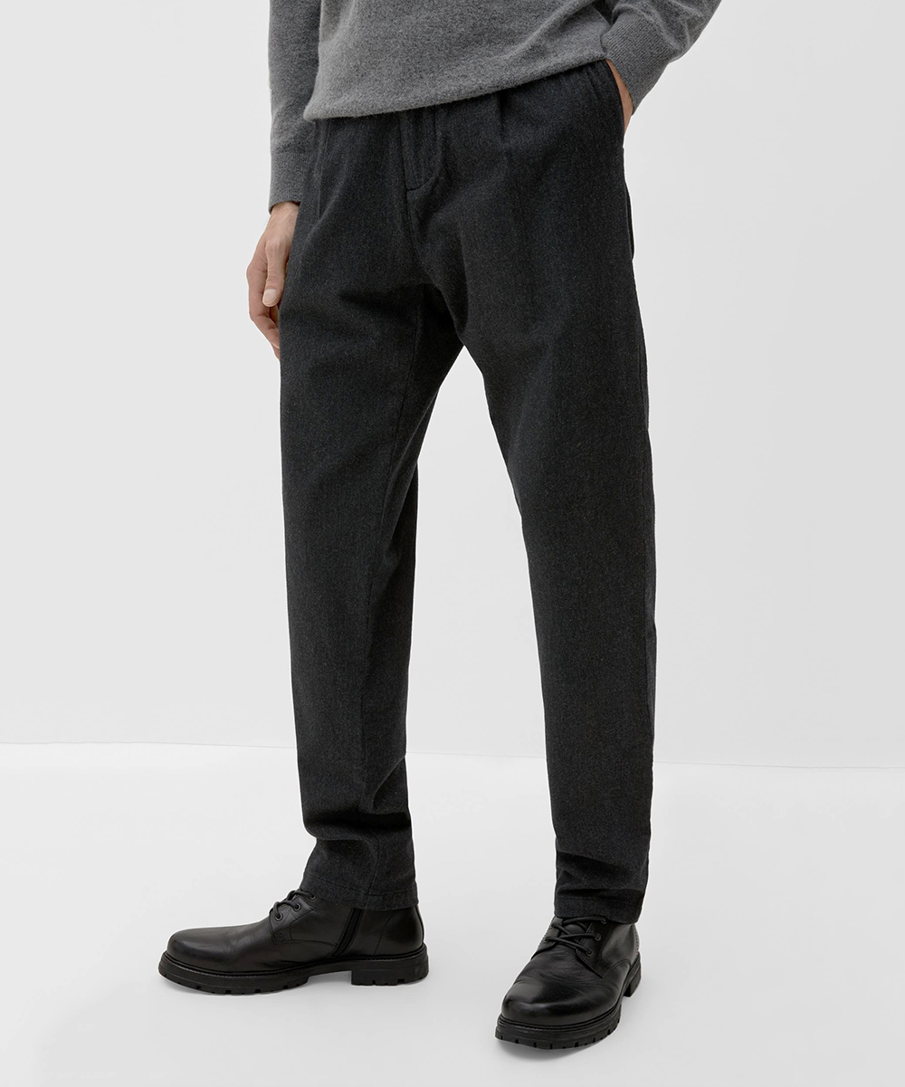 Pantaloni s.Oliver, gri inchis