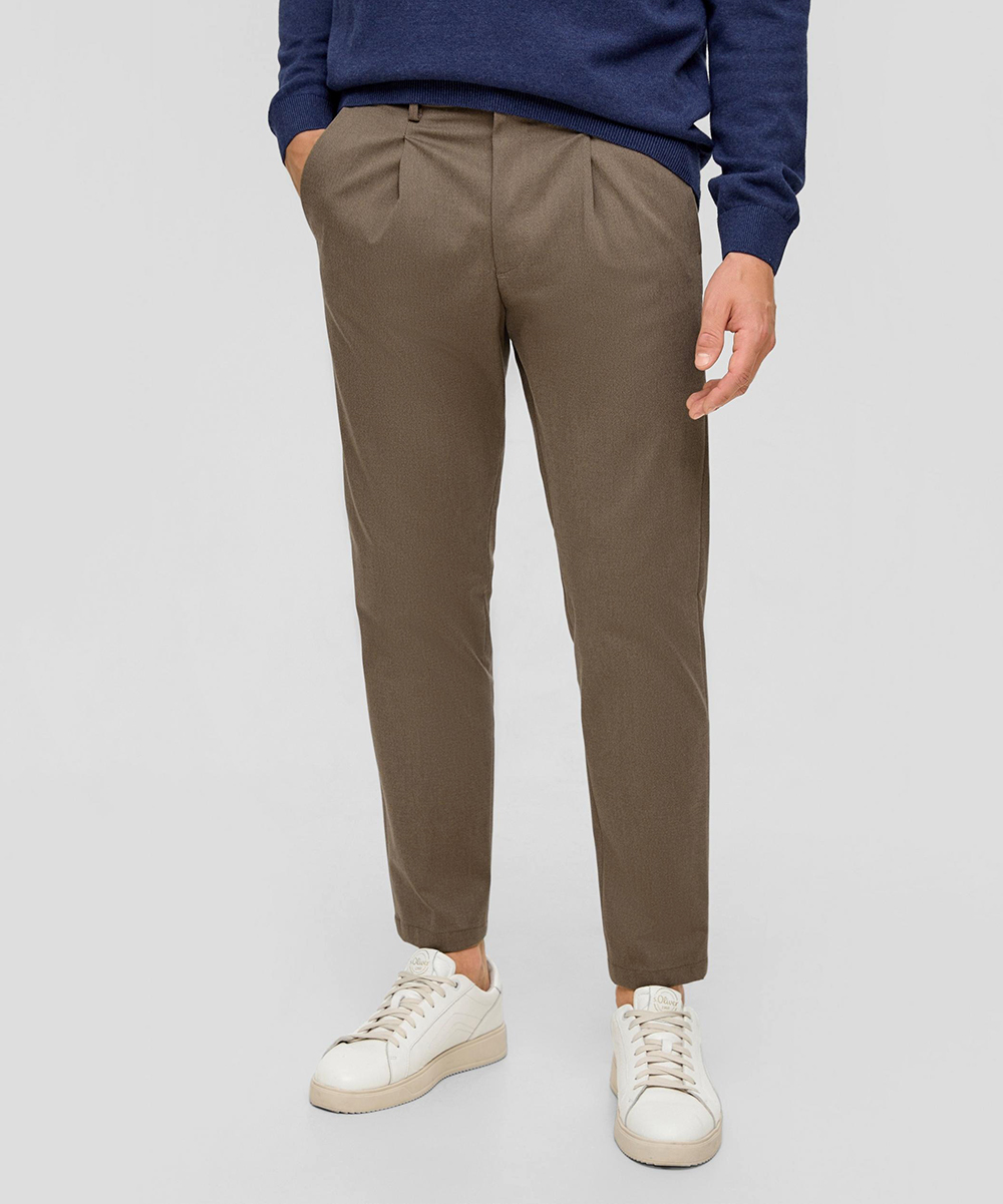 Pantaloni s.Oliver, maro