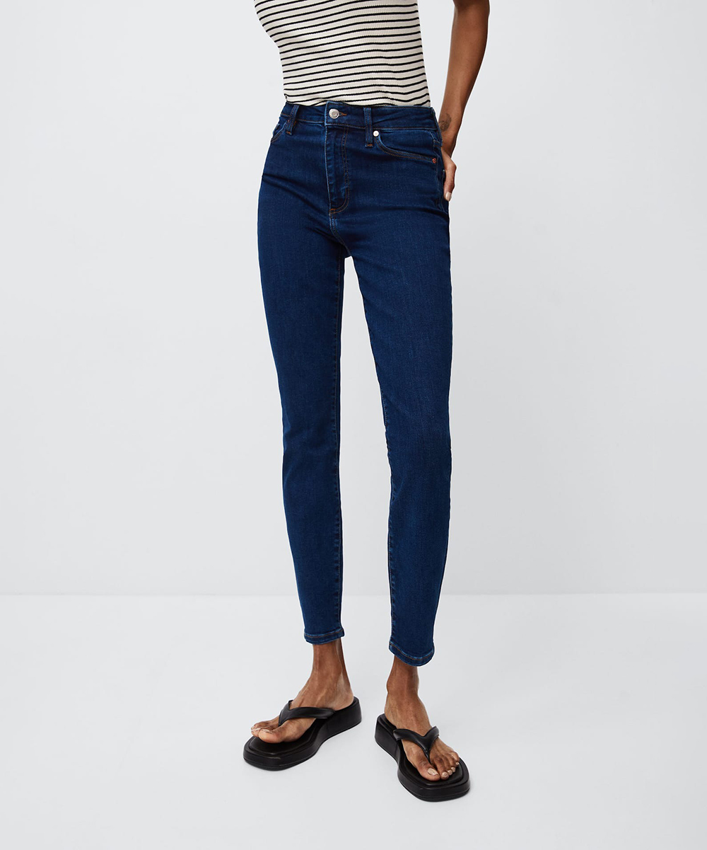 Blugi Mango, bleumarin