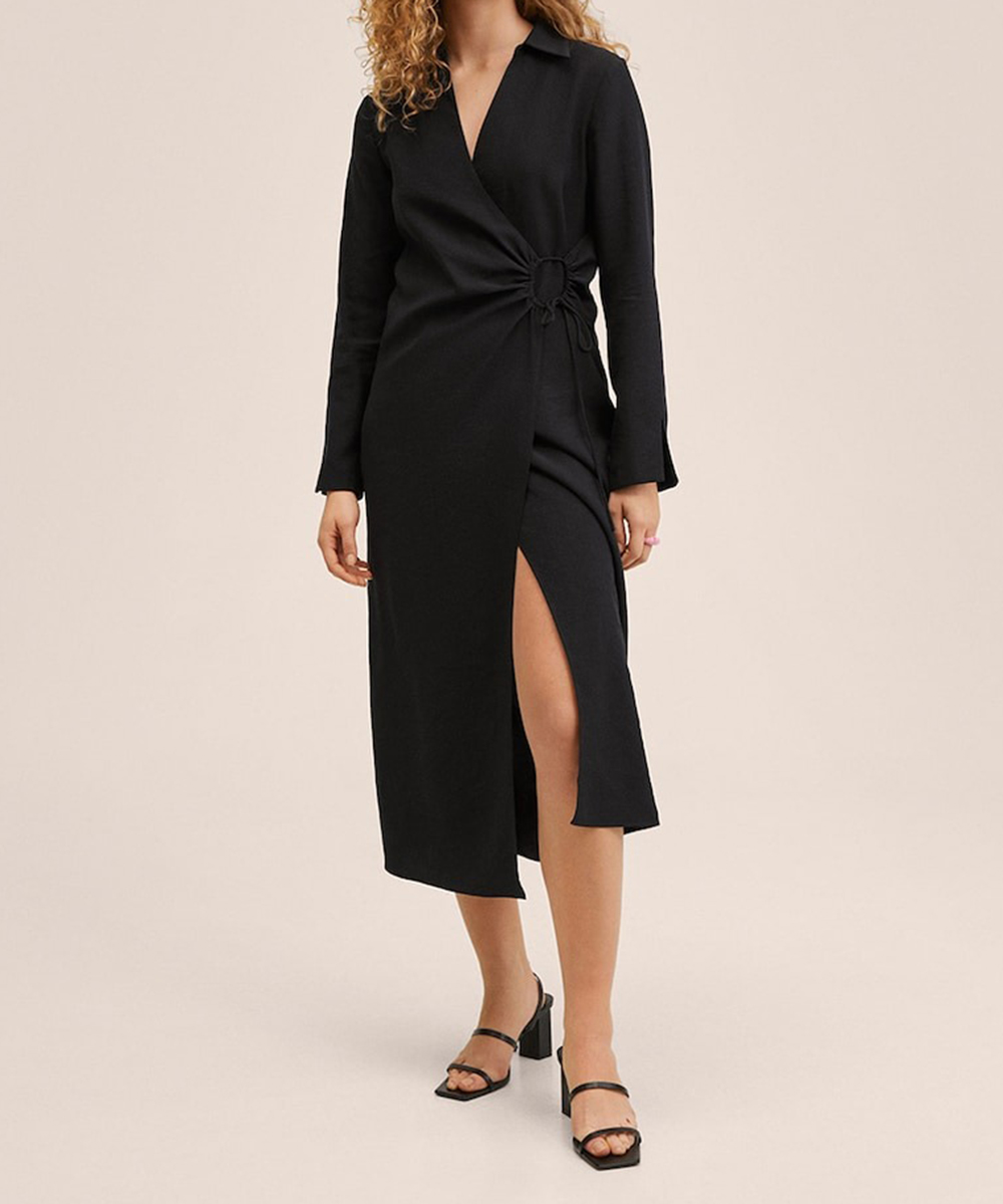 Rochie medie Mango, negru