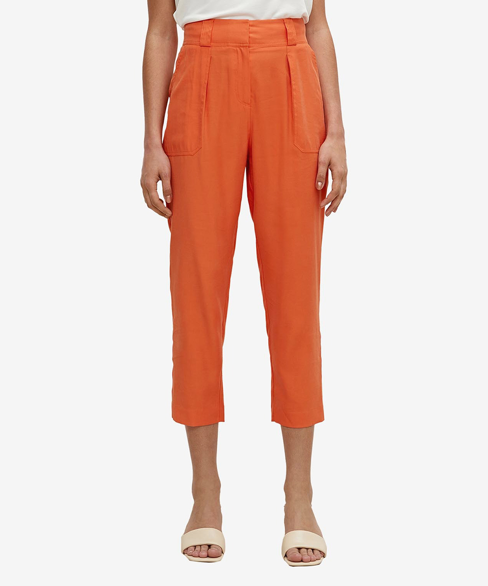 Pantaloni Comma, portocaliu, 34